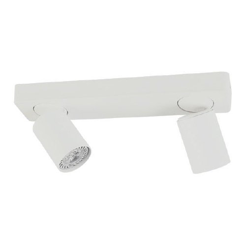 Aplique  katharo ll de aluminio 2xGU10 blanco